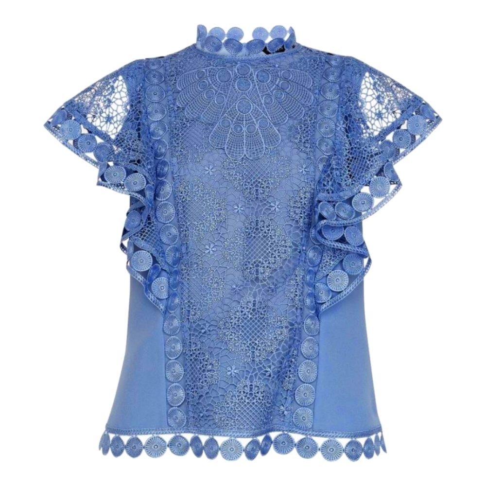 Ted Baker London Gabby Frill Ruffle Top